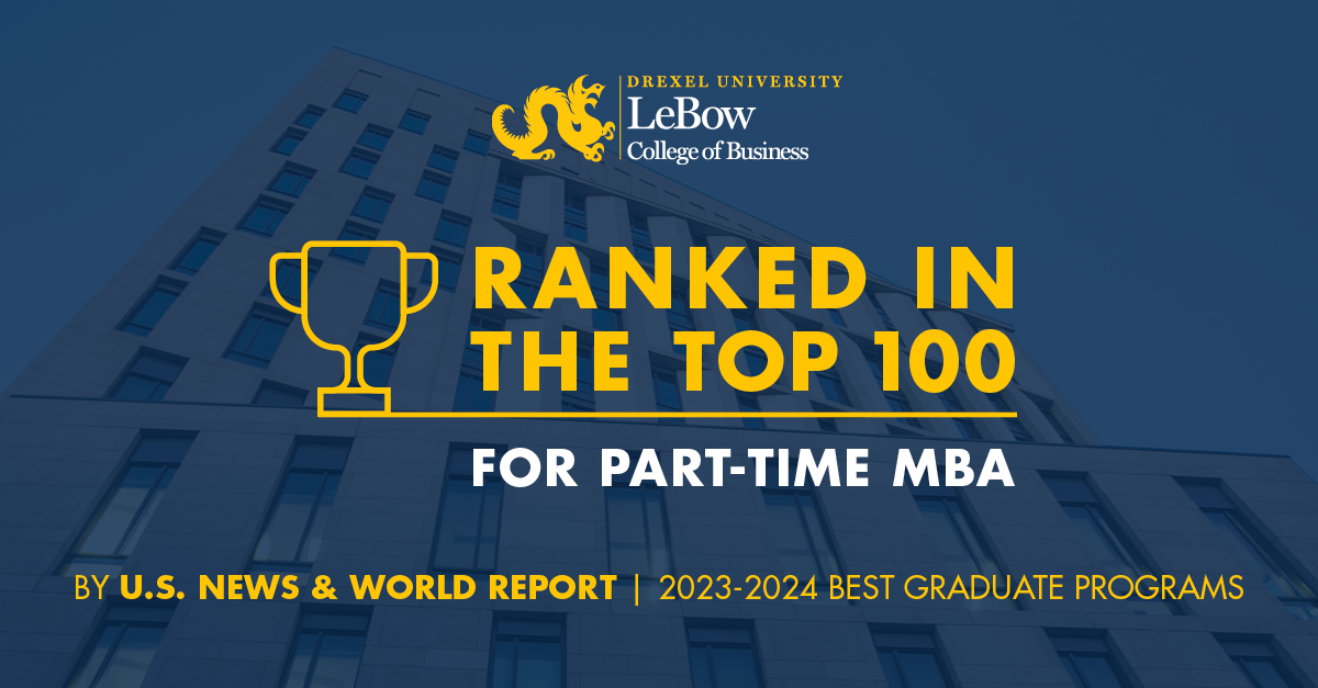 Part-Time MBA Ranked by U.S. News & World Report