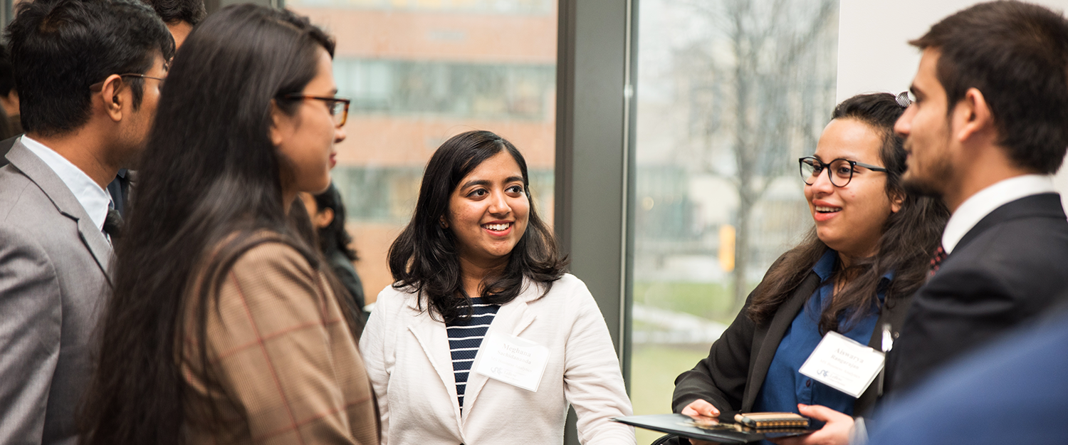 Prospective Drexel LeBow graduate students at an infosession