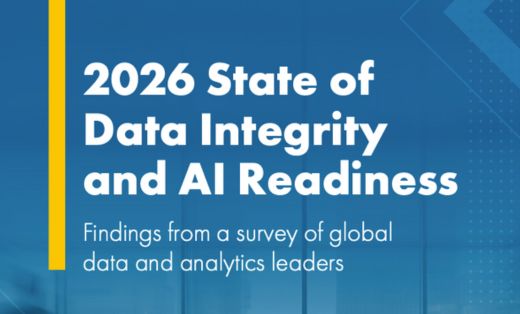 Graphic highlighting the 2026 State of Data Integrity and AI Readiness report