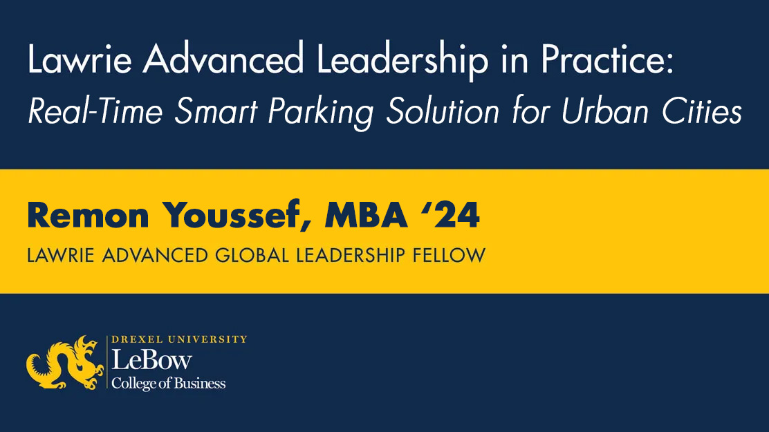 White Paper title for Remon Youssef, MBA ‘24.