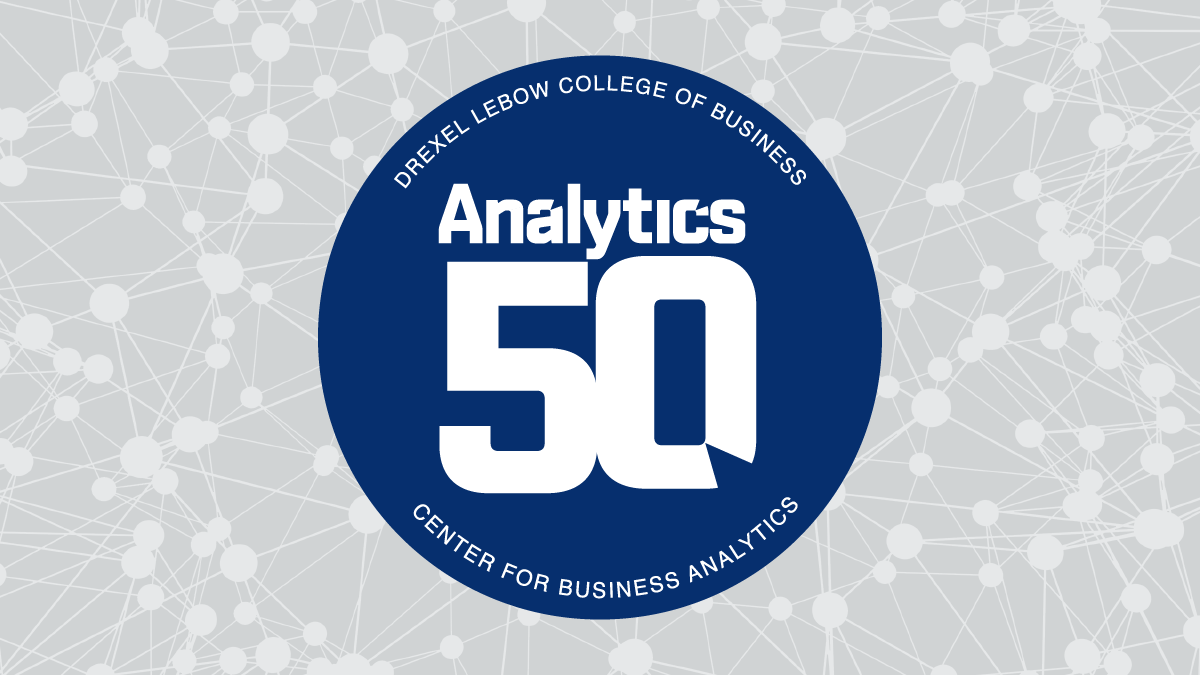 Analytics 50 Badge Logo