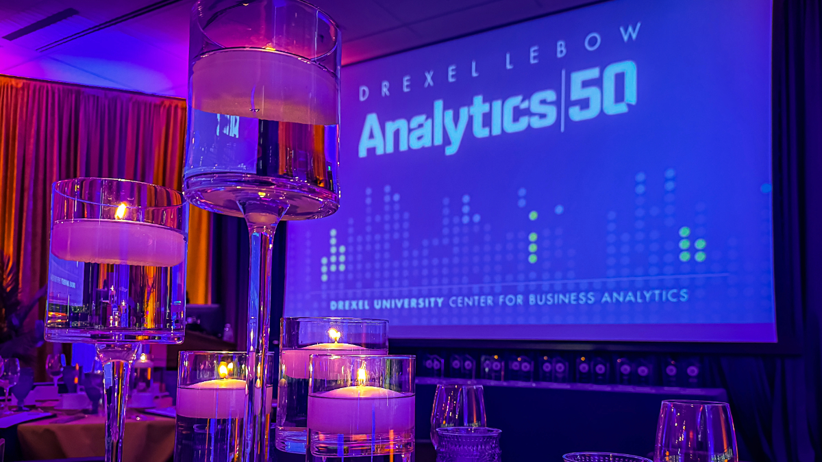 Drexel LeBow Analytics 50 Awards Ceremony