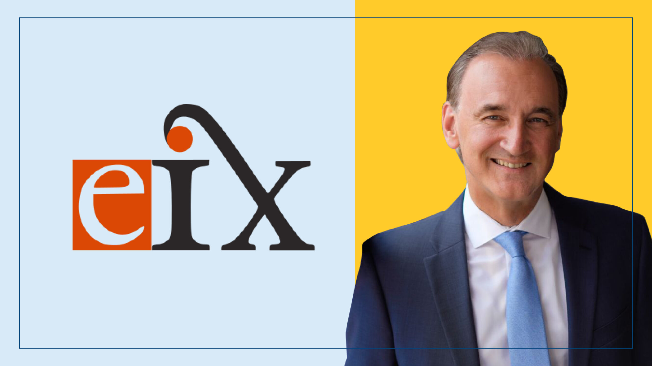 EIX logo and Close School Vice Dean Chuck Sacco