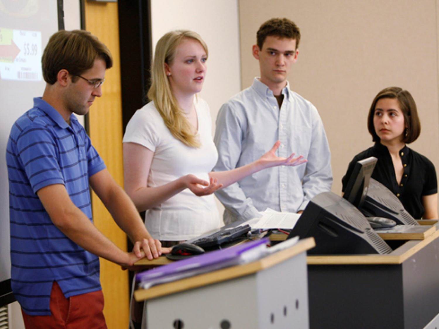 presentation by students