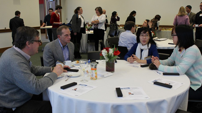 people gathered together during an event