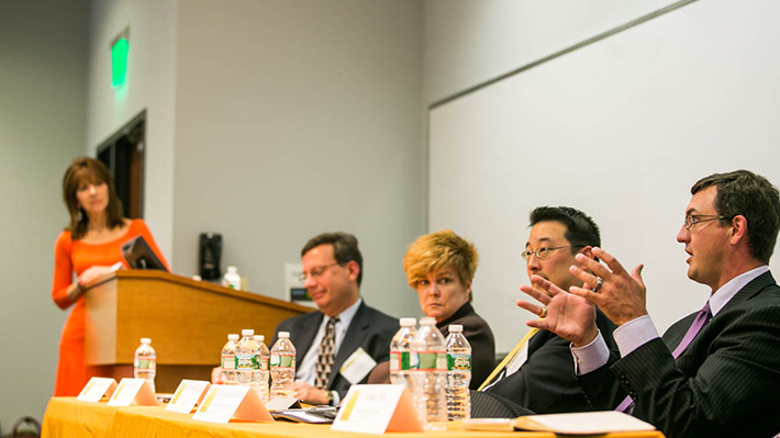 LeBow alumni participating at the summit