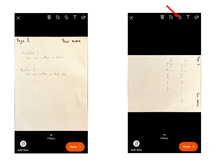 Submitting Handwritten Answers to Blackboard Drexel University's