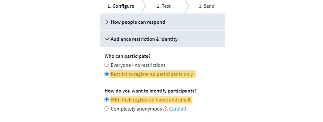 Audience Restriction and Identity