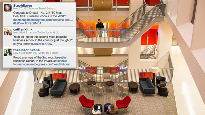 LeBow Ranked Second Most Beautiful Business School LeBow Ranked Second Most Beautiful Business School