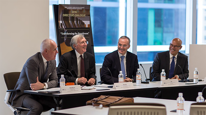 Directors Dialogue Draws Business Leaders to LeBow Directors Dialogue Draws Business Leaders to LeBow
