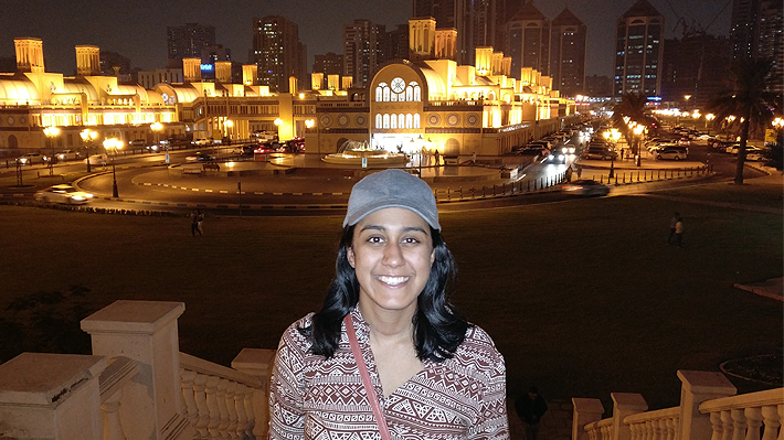 Clinton Scholar Krishna Desai in Dubai