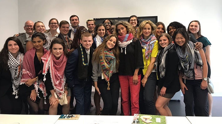 Students participating in International Residency with SEP Jordan CEO Students participating in International Residency with SEP Jordan CEO