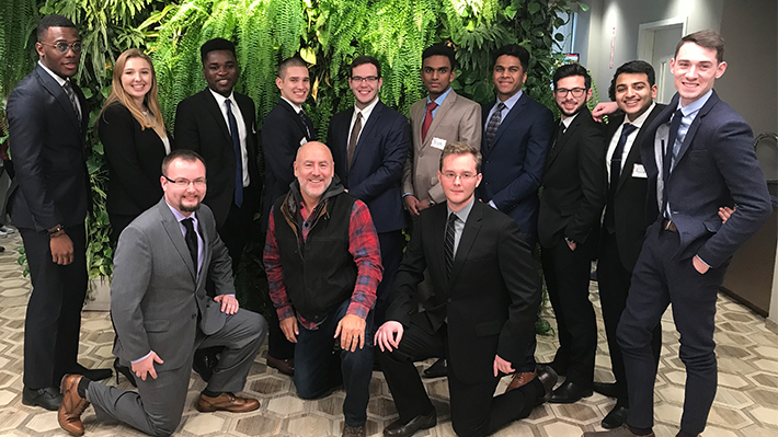 LeBow students at Vertex with Jeff Westphal LeBow students at Vertex with Jeff Westphal