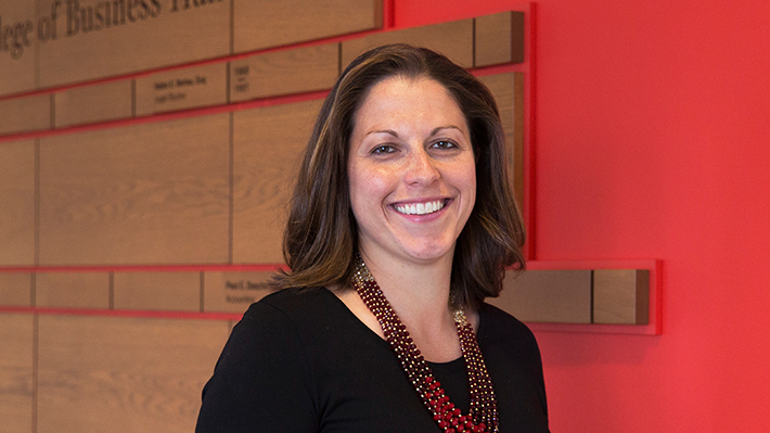 Lauren D'Innocenzo, assistant professor of management