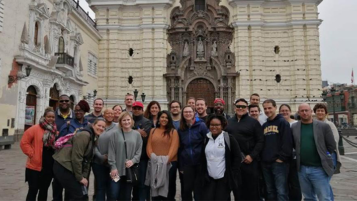 LeBow MBA and MS students in Lima, Peru