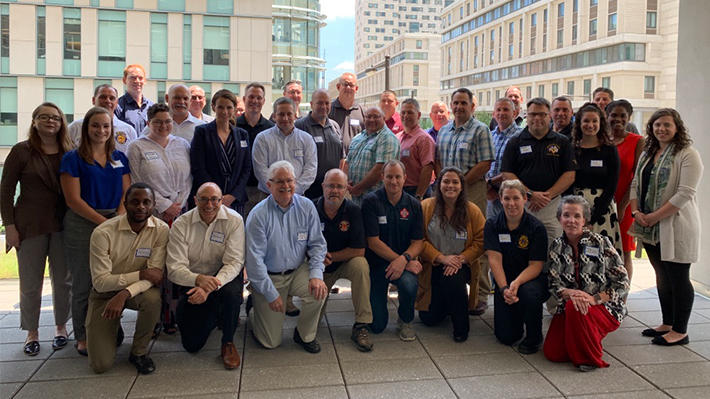US fire service conference attendees at Drexel University