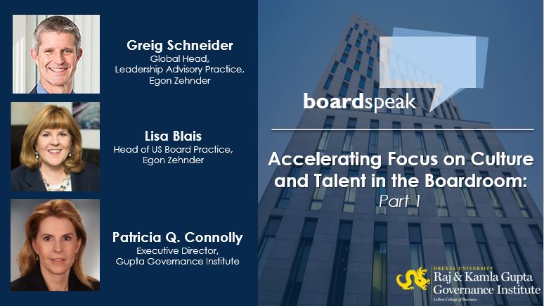 Accelerating Focus Speaker Headshots and Title Graphic