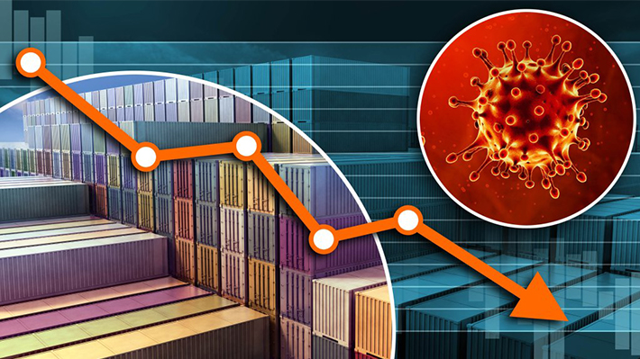 COVID-19 and graph illustration