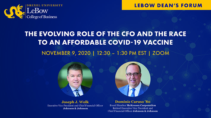 LeBow Dean's Forum Event November 9 at 12:30 p.m.