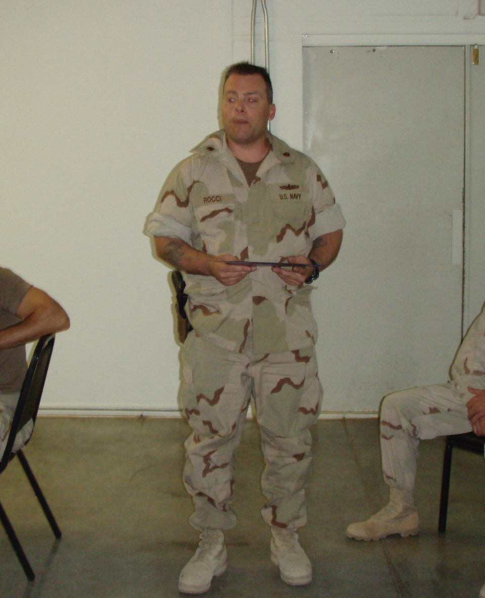 Drexel LeBow DBA student Randy Rocci during his US Navy service Drexel LeBow DBA student Randy Rocci during his US Navy service