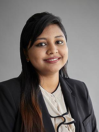 Headshot photo of Farhana Nusrat