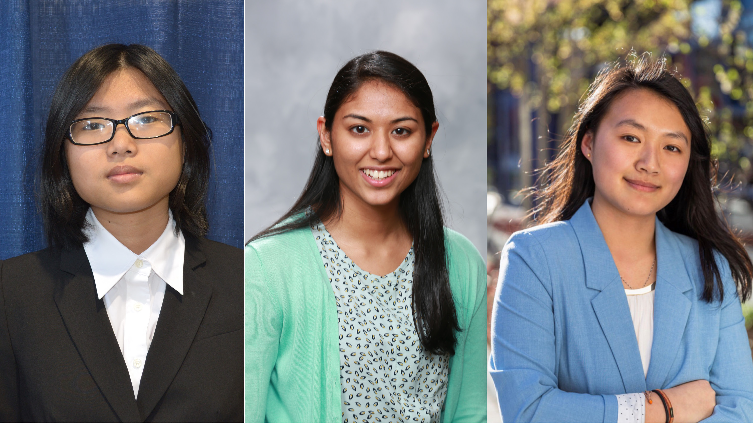 Drexel LeBow alumni Priscilla Liu, Ankira Patel and Joann Wong