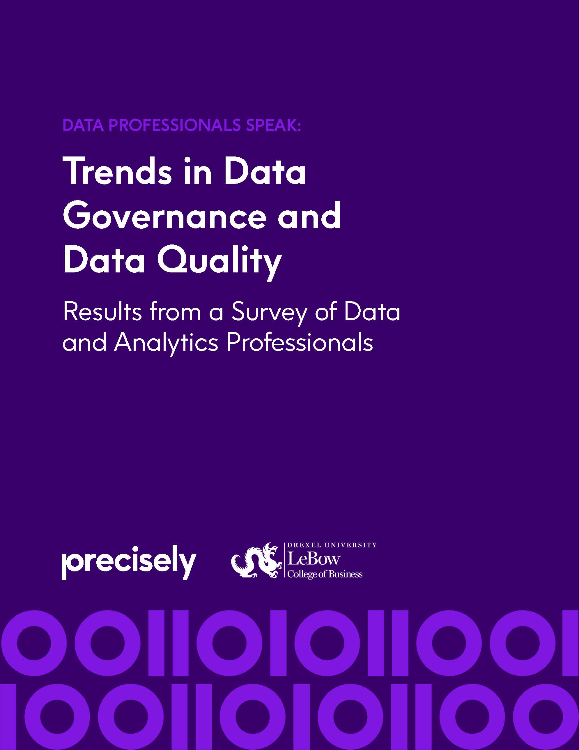 Trends in Data Governance and Data Quality
