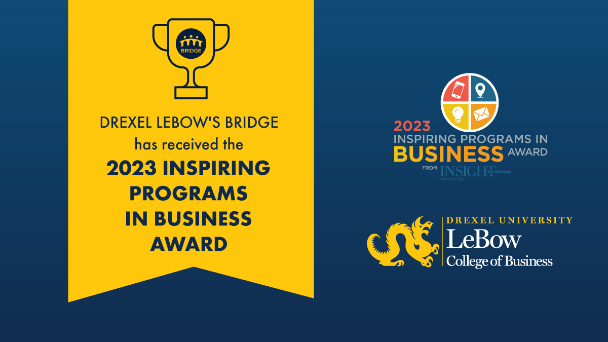 BRIDGE Receives INSIGHT Into Diversity Magazine’s 2023 Inspiring Programs in Business Award