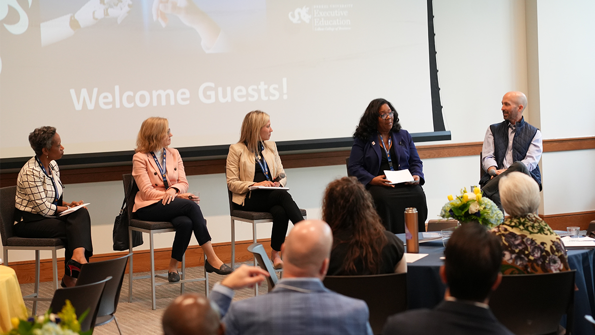 Panelists during the 15th Annual LeBow Executive Summit on May 10, 2024