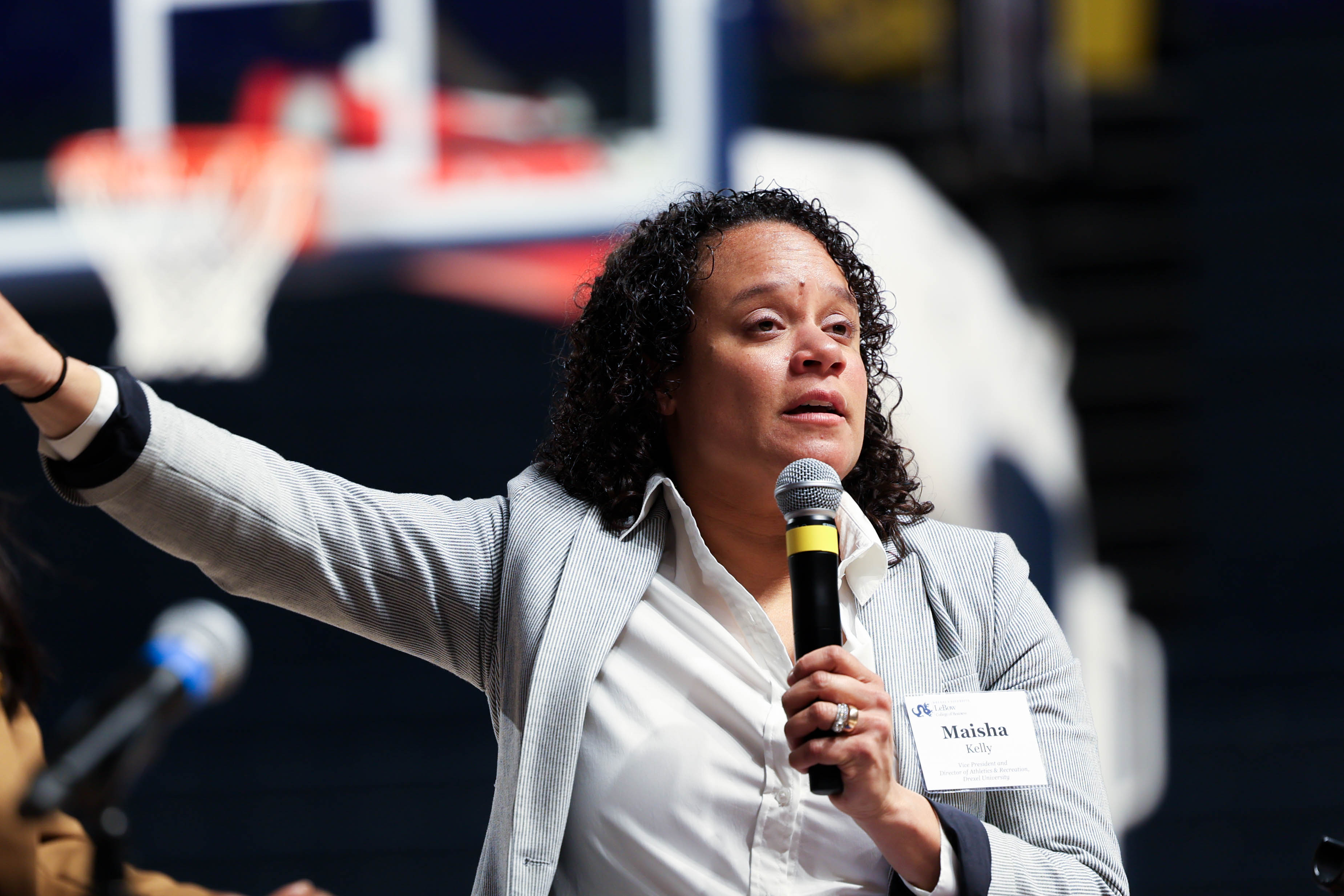 Maisha Kelly speaks at Sport Business Conference