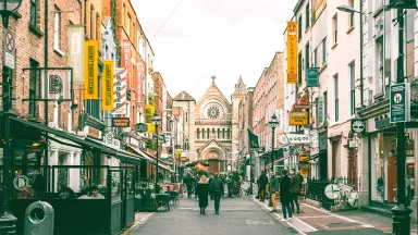 A street in Dublin, Ireland