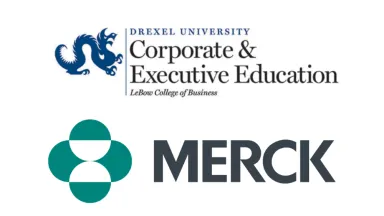 Drexel Corporate & Executive Education and Merck logos