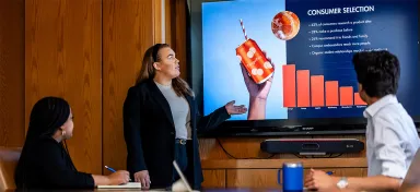 Drexel LeBow MS in Marketing alumna presents consumer data to stakeholders