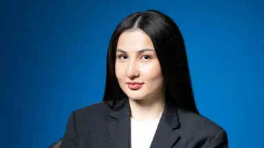 Cooperative Education Award winner Dilnoza Kurbonova, BSBA '25