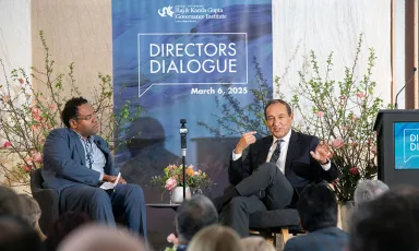panelists engage in a vibrant discussion during the 2025 Directors Dialogue event at the Barnes