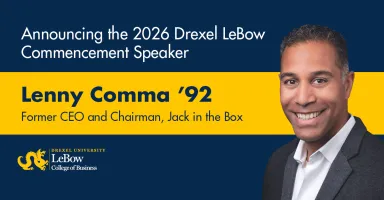 Lenny Comma, 1992 LeBow graduate, will be the 2026 Commencement Speaker