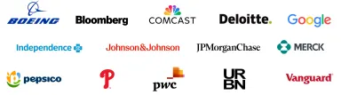LeBow partners with companies such as Bloomberg, Boeing, Comcast, Deloitte, Independence Blue Cross, Johnson & Johnson, JPMorgan Chase, Google, Merck, PepsiCo, Philadelphia Phillies, PwC, URBN and Vanguard.