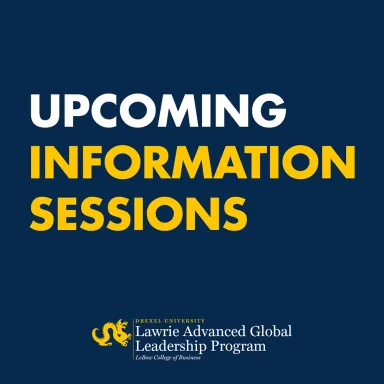 Upcoming Information Sessions