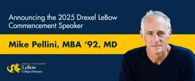 Mike Pellini, MBA '92, LeBow's keynote speaker for Commencement 2025