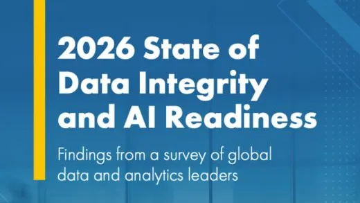 Graphic highlighting the 2026 State of Data Integrity and AI Readiness report