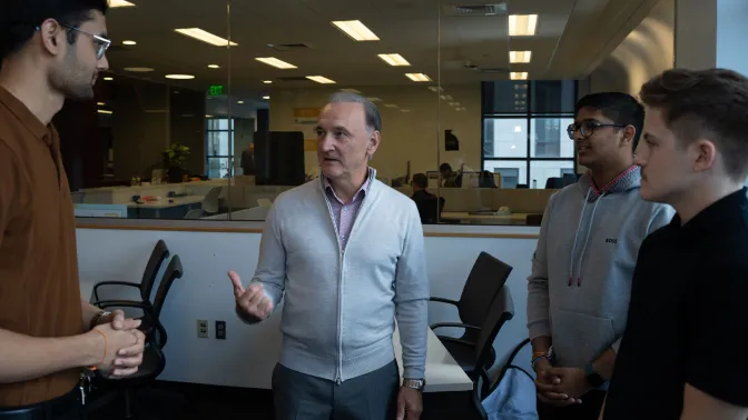 Chuck Sacco teaching