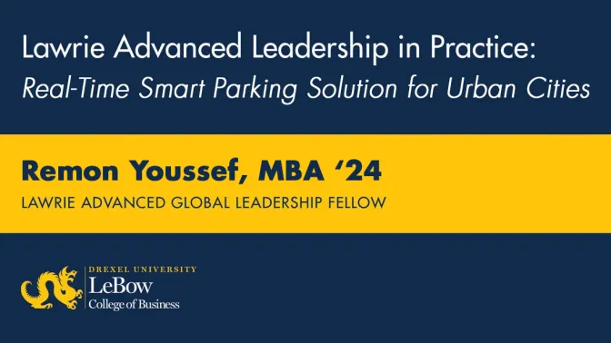 White Paper title for Remon Youssef, MBA ‘24.