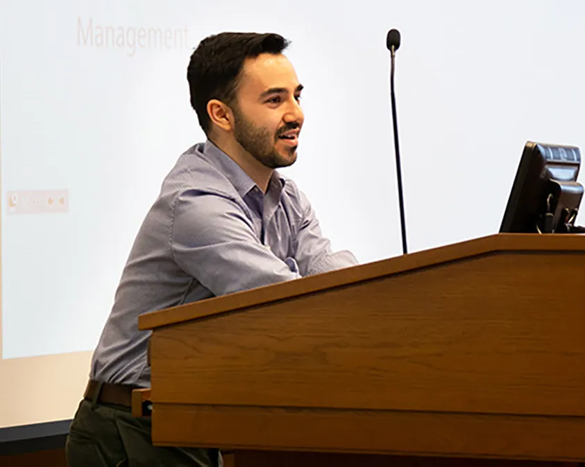 Eugene Olkhov, MS in Business Analytics graduate