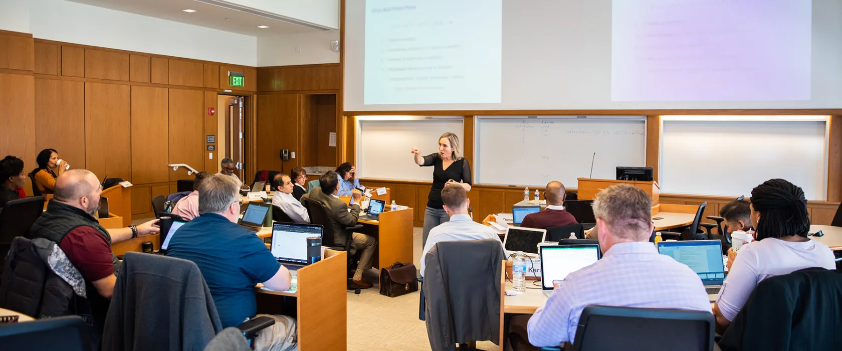 executive DBA students engage in an on-campus residency at Drexel LeBow