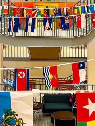 International flags in GHall