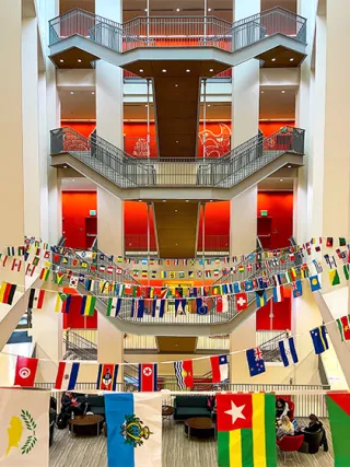 International flags in GHall