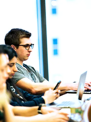 Accounting Students Listen in Class