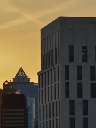 Sunrise over LeBow