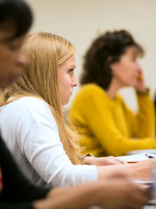 Management Department students in class