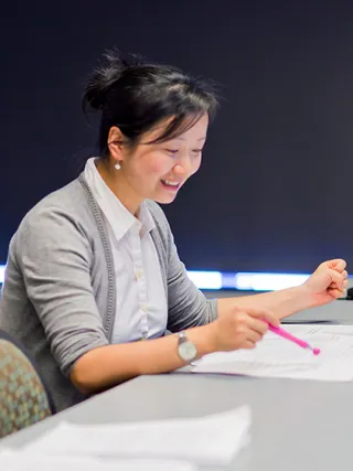 Drexel LeBow Marketing students working on a project